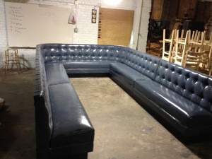 Box Tufted U Booth
