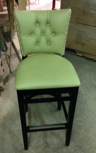 Tufted Back barstool